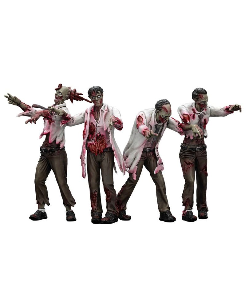 Zombie Dark Source - Action Figures 4-Pack Scientists (Male) 8 cm