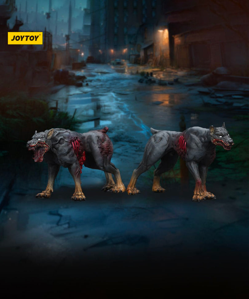 Zombie Dark Source – Action Figures 2-Pack Police Dogs 8 cm