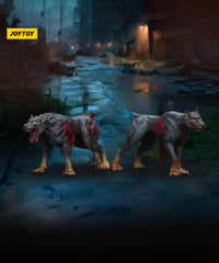 Zombie Dark Source – Action Figures 2-Pack Police Dogs 8 cm