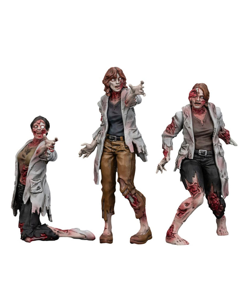 Zombie Dark Source – Action Figures 3-Pack Scientists (Female) 8 cm