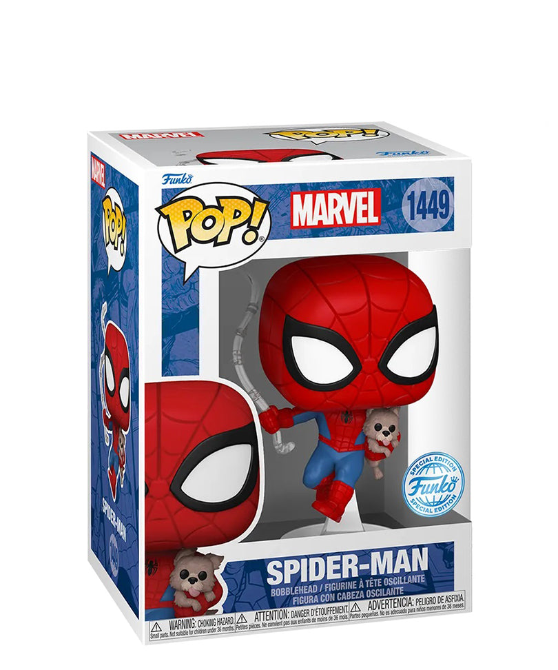 Spider-Man with Sandwich the Dog
